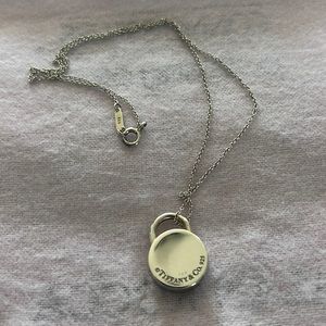 Tiffany and Co locket 16” chain